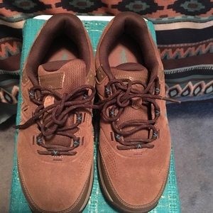 New Balance Brown Suede Walking Shoe